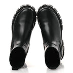 Fendi Calfskin Rubber Fendi Force Chelsea Boots 36 Black