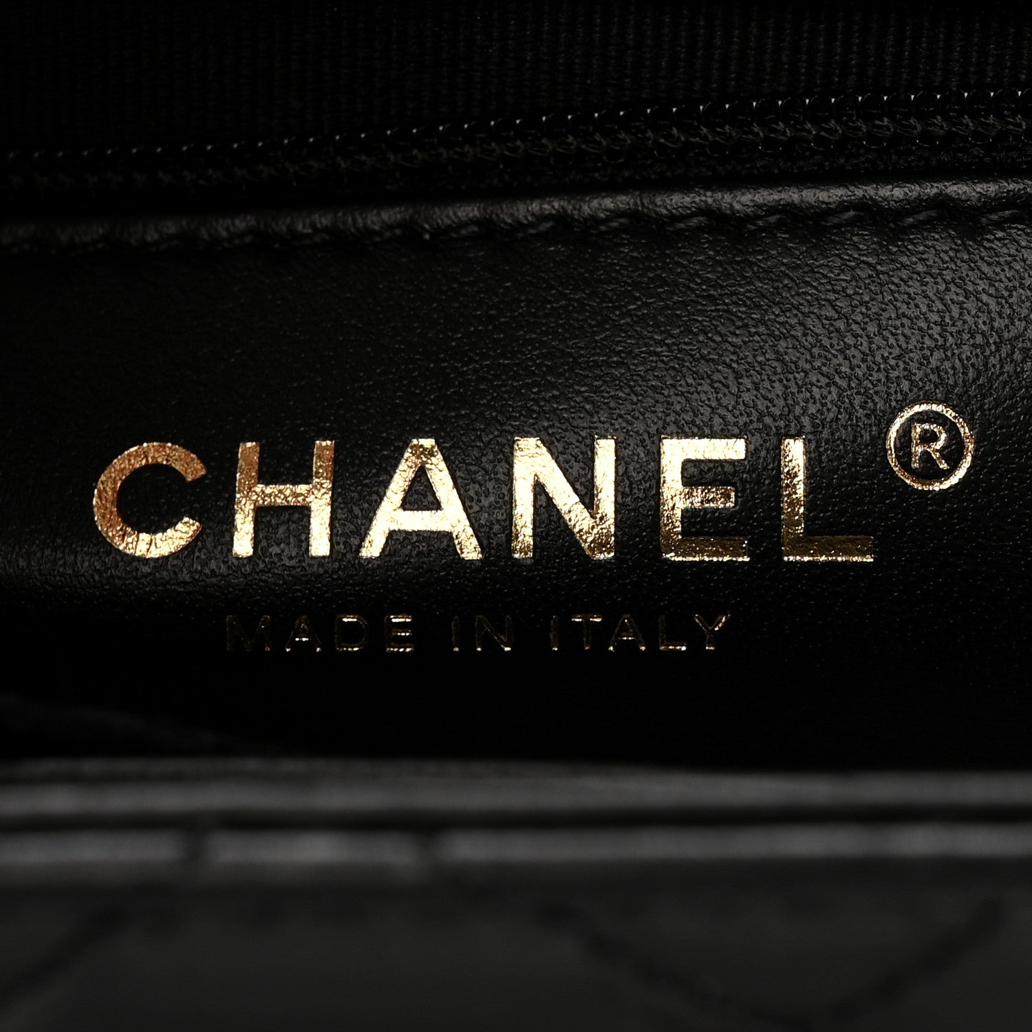 Chanel Shiny Aged Calfskin Quilted Nano Kelly Shopper Black