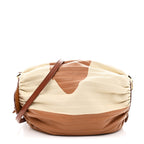 Loewe X HOWLS MOVING CASTLE Lambskin Pleated Heen Bracelet Pouch Shoulder Bag Rust