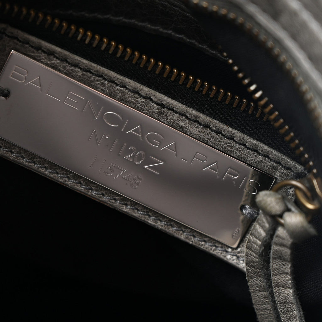 Balenciaga Chevre Classic Hardware City Grey