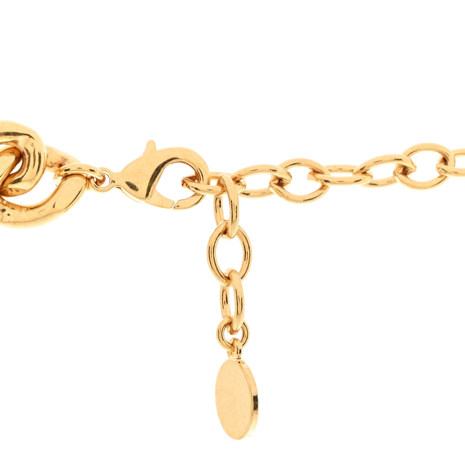 Christian Dior Metal 30 Montaigne Necklace Gold