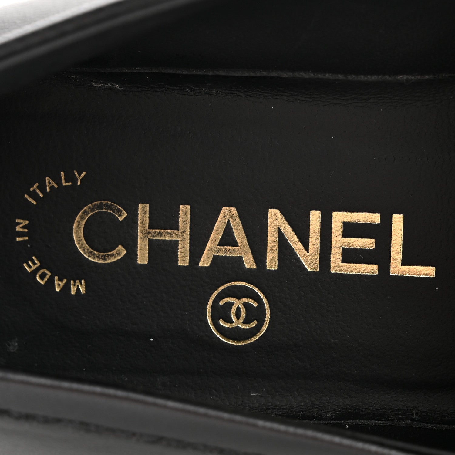 Chanel Lambskin Quilted CC Turnlock Loafers 38 Black