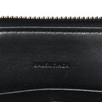 Balenciaga Calfskin Chain Cuff Wristlet Wallet Black