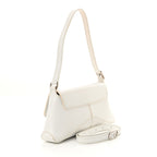 Balenciaga Box Calfskin Small XX Flap Stretch Bag White