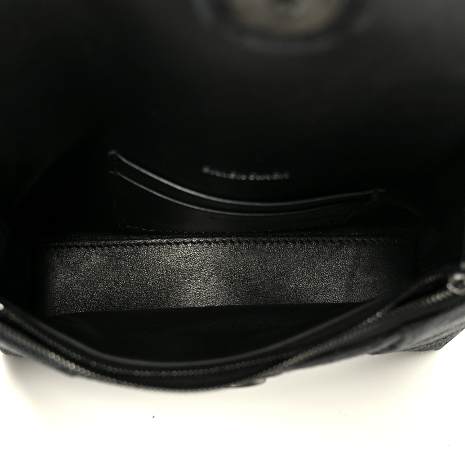 Balenciaga BB Jacquard Monogram  XSS Downtown Shoulder Bag Black