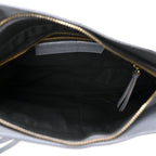 Balenciaga Chevre Gold Metallic Edge Hardware Hip Gris Acier