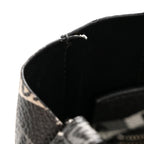 Balenciaga Coated Canvas Losange Monogram XXS Tote Black Grey