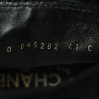 Chanel Calfskin Knit CC Short Boots 41 Black