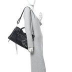 Balenciaga Agneau Classic Silver Hardware City Black