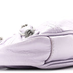 Balenciaga Agneau Arena Le Cagole Mini Purse With Chain Lilac