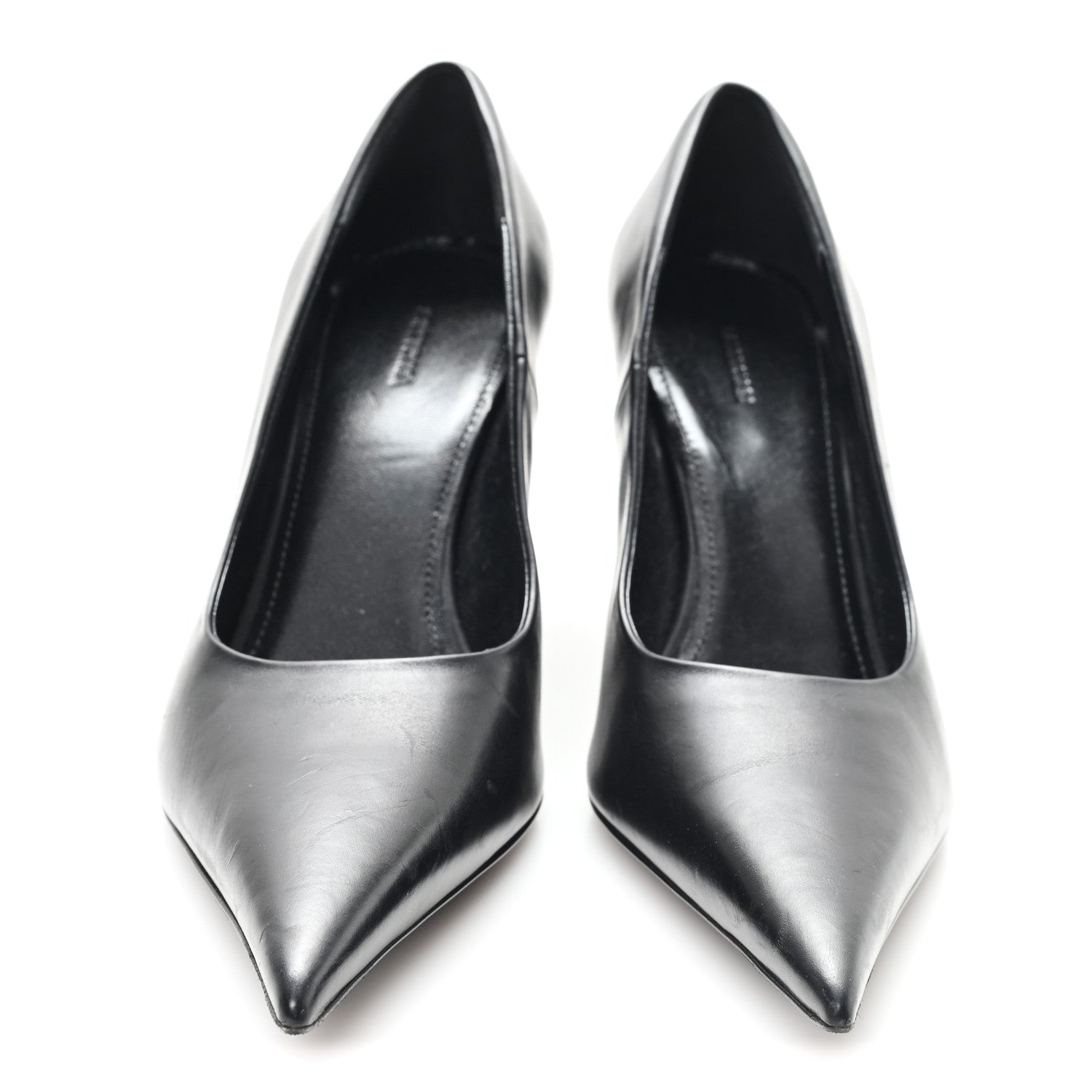Balenciaga Calfskin Blade Knife Pumps 37 Black