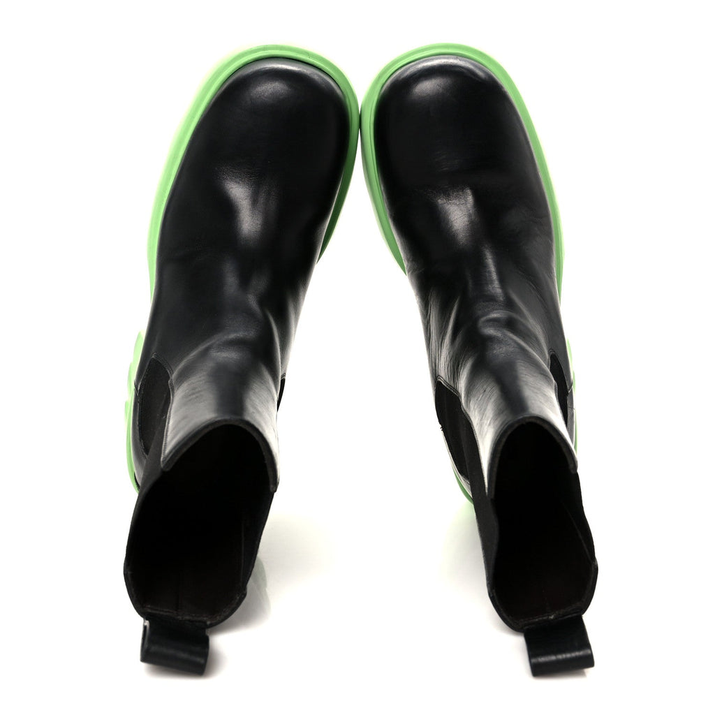 Bottega Veneta Calfskin The Flash Chelsea Boots 39 Pistachio