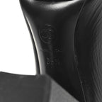 Chanel Crumpled Calfskin Cap Toe CC Ankle Boots 35.5 Black