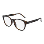 Saint Laurent Eyeglasses Square Full Rim, Black Frame and Clear Demo Lens Lens SL399001