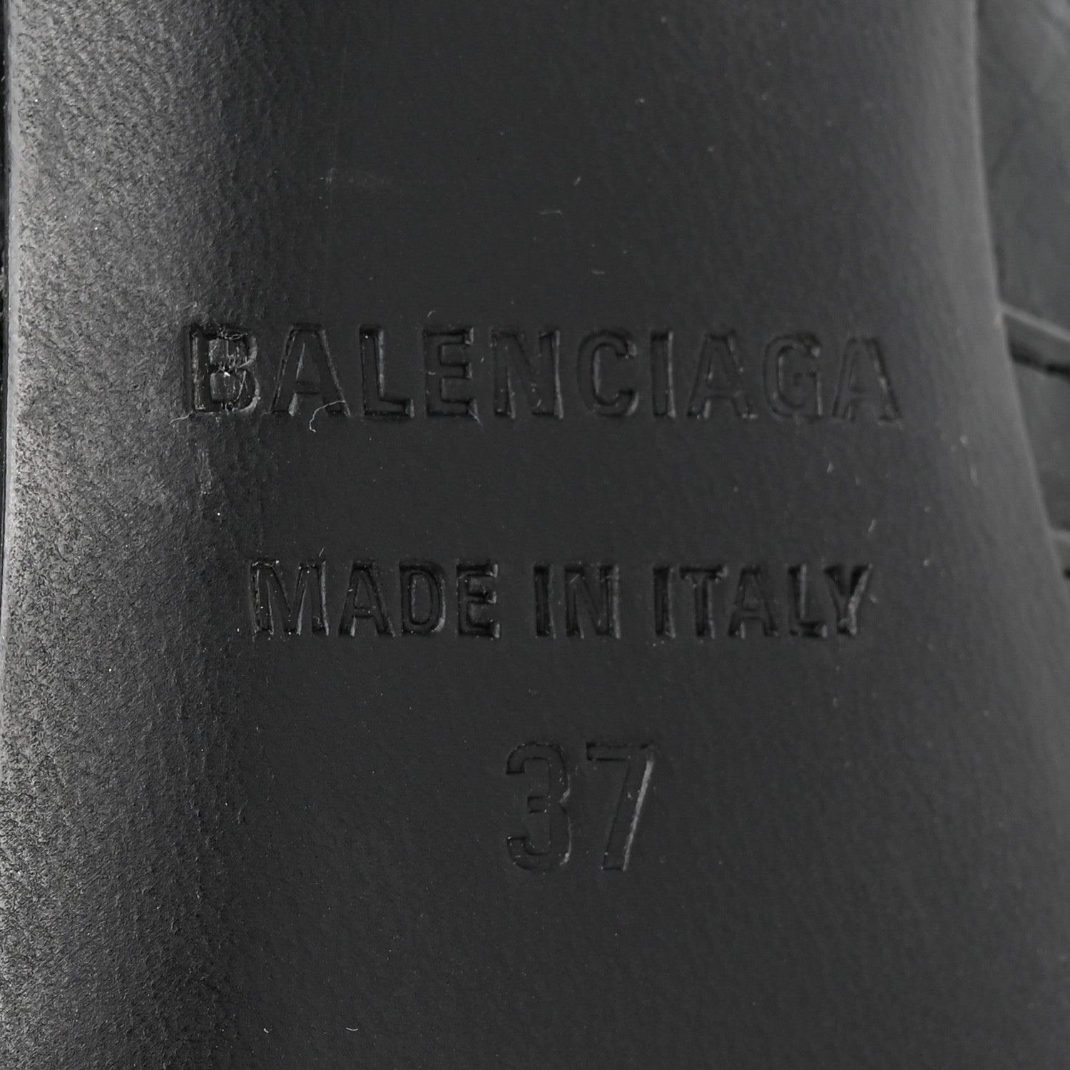 Balenciaga Agneau Arena Cagole 90mm Ankle Boots 37 Black