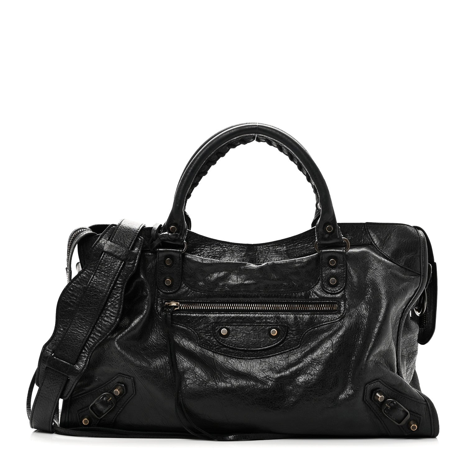 Balenciaga Agneau Classic Hardware City Black