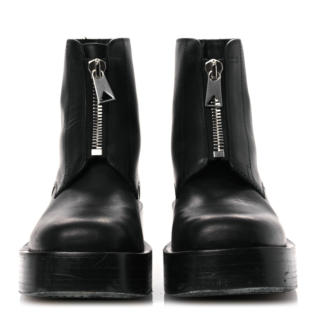 Bottega Veneta Calfskin Torino Ankle Boots 36 Black