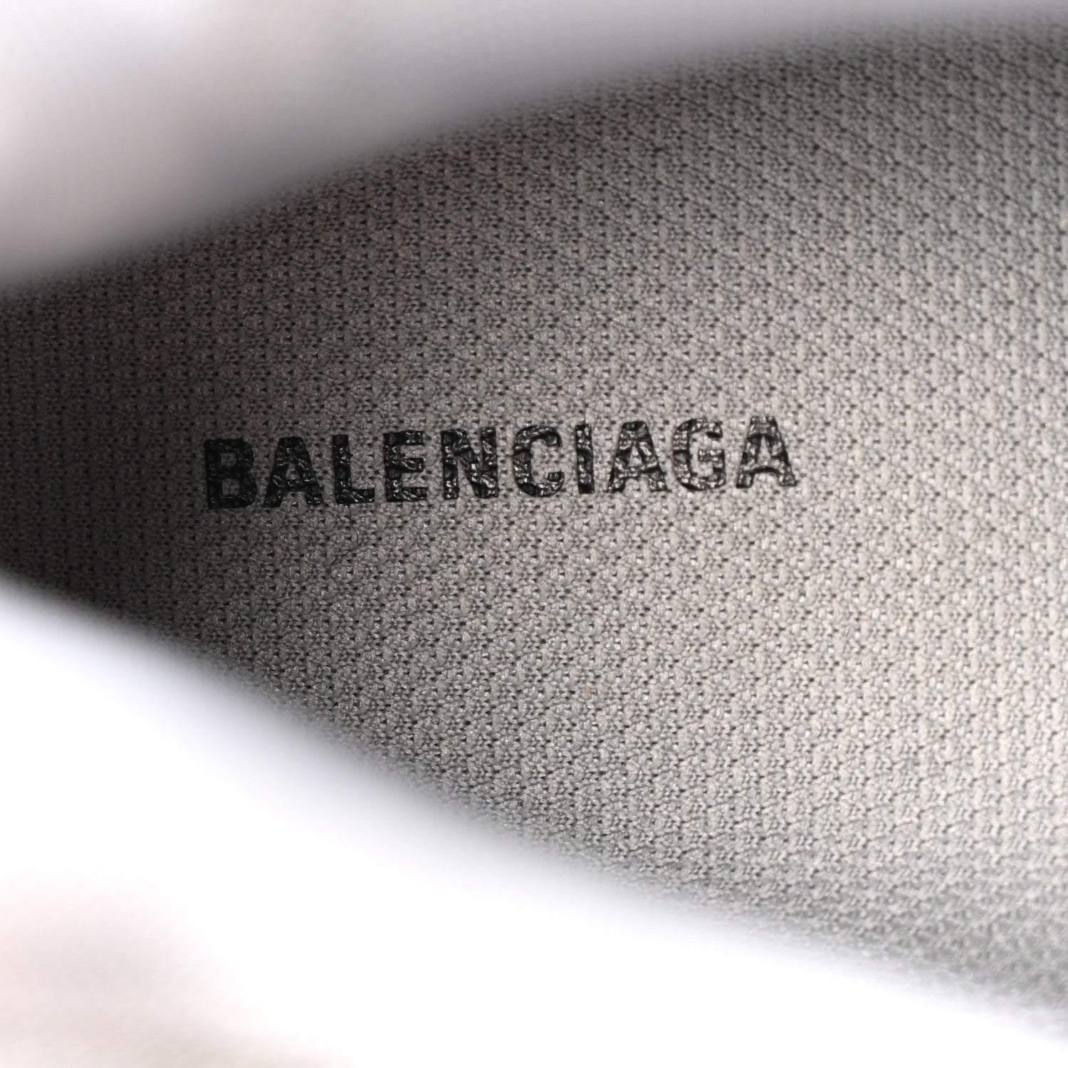 Balenciaga Fabric Mesh Dyed Mens Triple S Sneakers 45 Grey