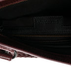 Balenciaga Agneau Arena Storico Classic Hardware Small Le City Dark Burgundy