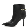 Gucci Calfskin Signoria Ankle Boots 36 Black