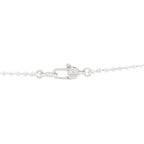 Gucci Sterling Silver Trademark Logo Oval Pendant Necklace