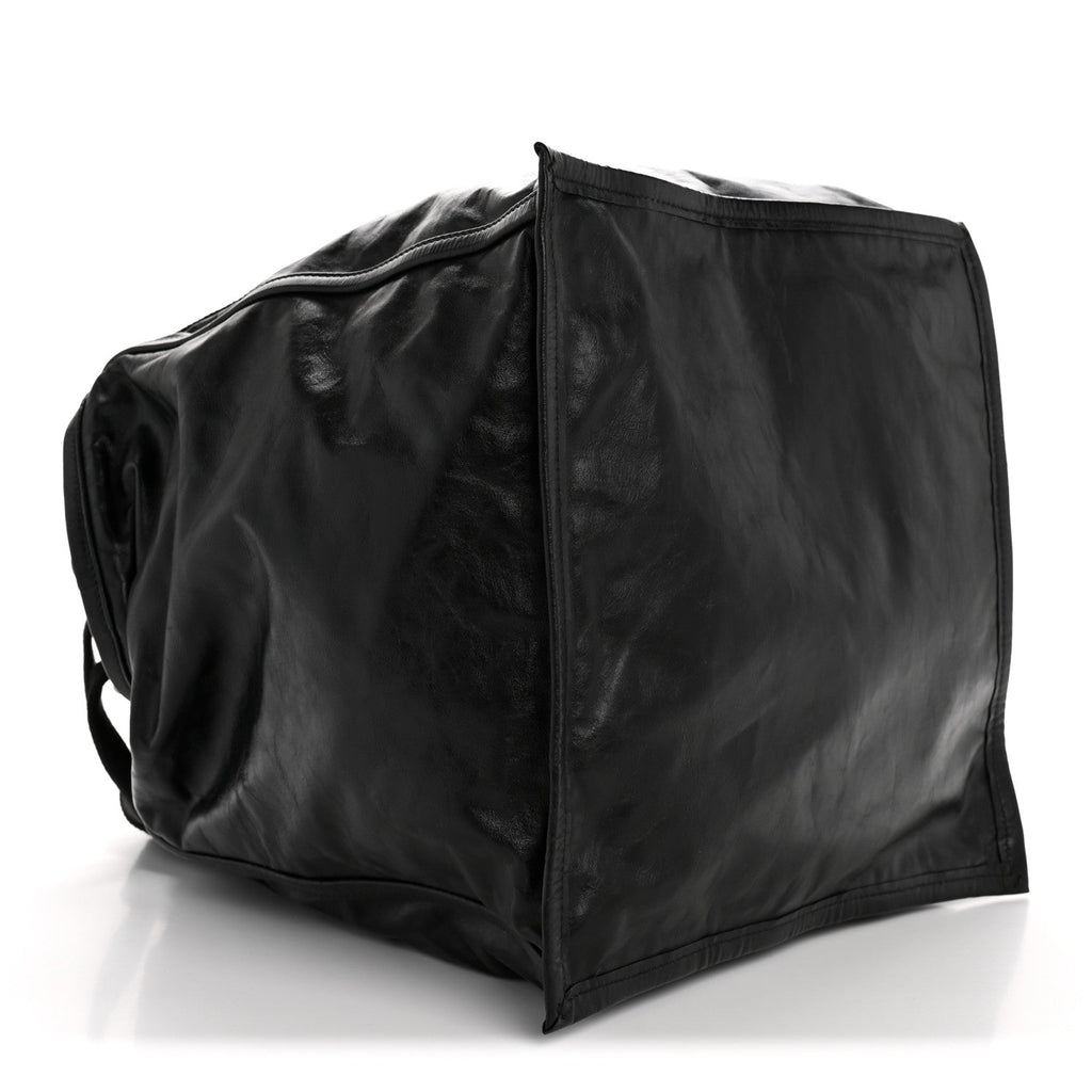 Balenciaga Calfskin Medium Cargo Tote  Black