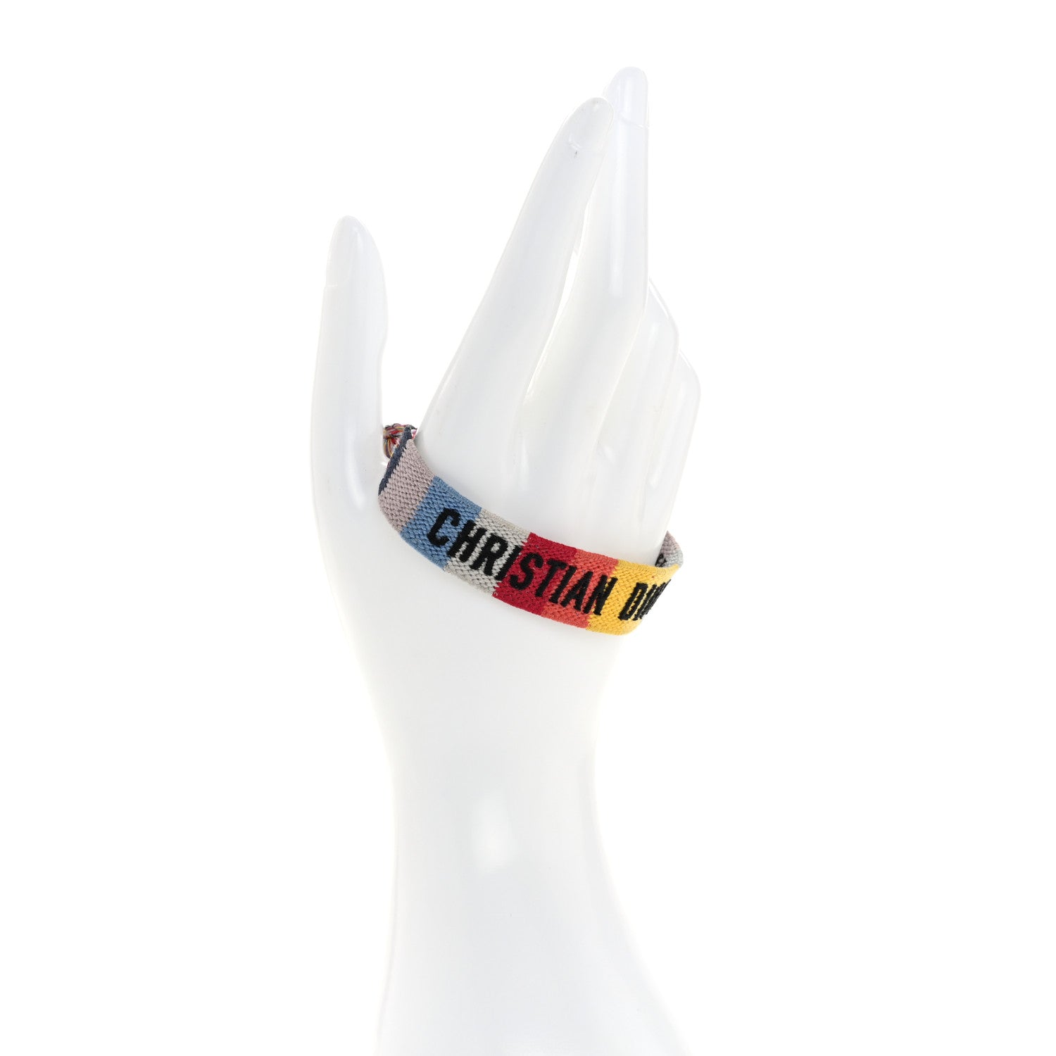 Christian Dior Woven Cotton J'Adior Friendship Bracelet Multicolor