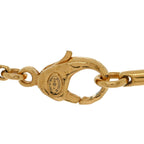 Chanel Resin Along The Nile CC Pendant Necklace Gold Black