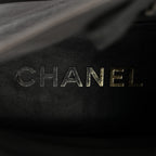 Chanel Calfskin CC Lace Up Combat Boots 39 Gray