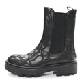 Miu Miu Calfskin Flame Chelsea Boots 41  Black