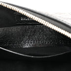 Balenciaga Agneau Arena Le Cagole Mini Purse With Chain Black