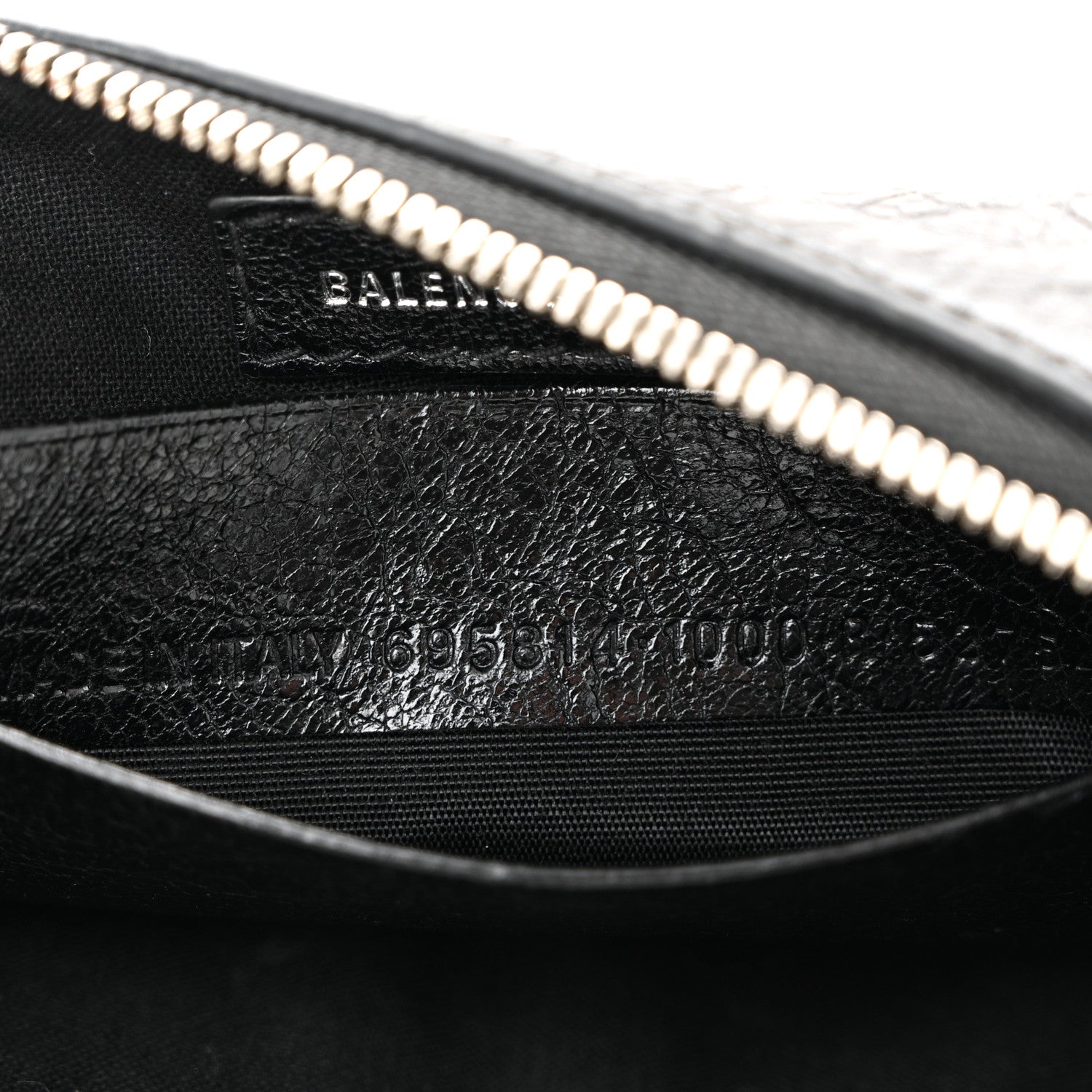 Balenciaga Agneau Arena Le Cagole Mini Purse With Chain Black