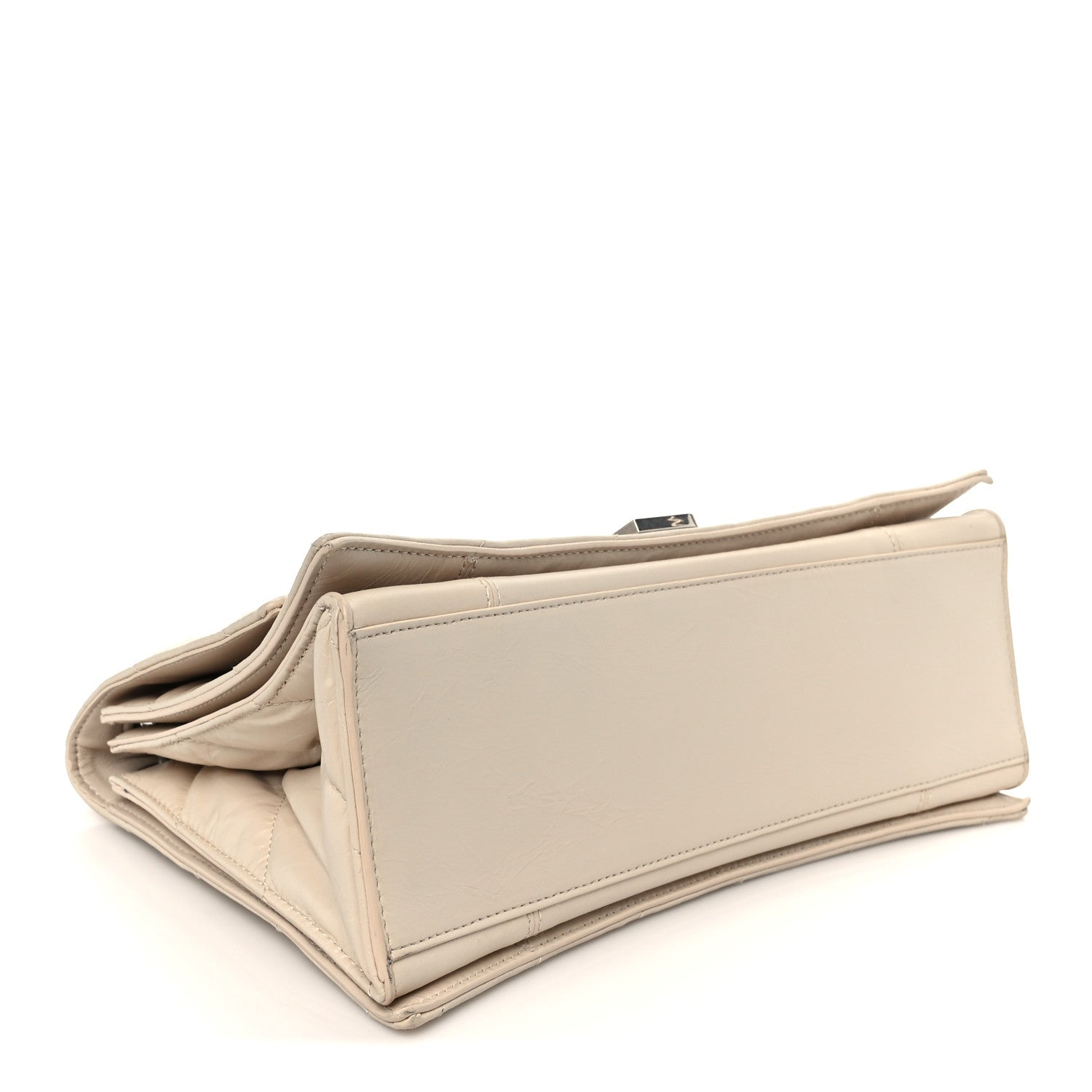 Balenciaga Crushed Calfskin Quilted Medium Crush Chain Bag Nude