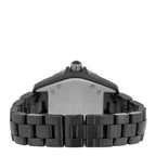 Chanel Stainless Steel Ceramic Diamond 33mm J12 Quartz Watch Black