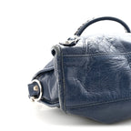 Balenciaga Agneau Giant 12 Silver Hardware S City Bleu Roi