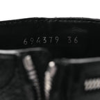 Balenciaga Agneau Arena Cagole 90mm Ankle Boots 36 Black