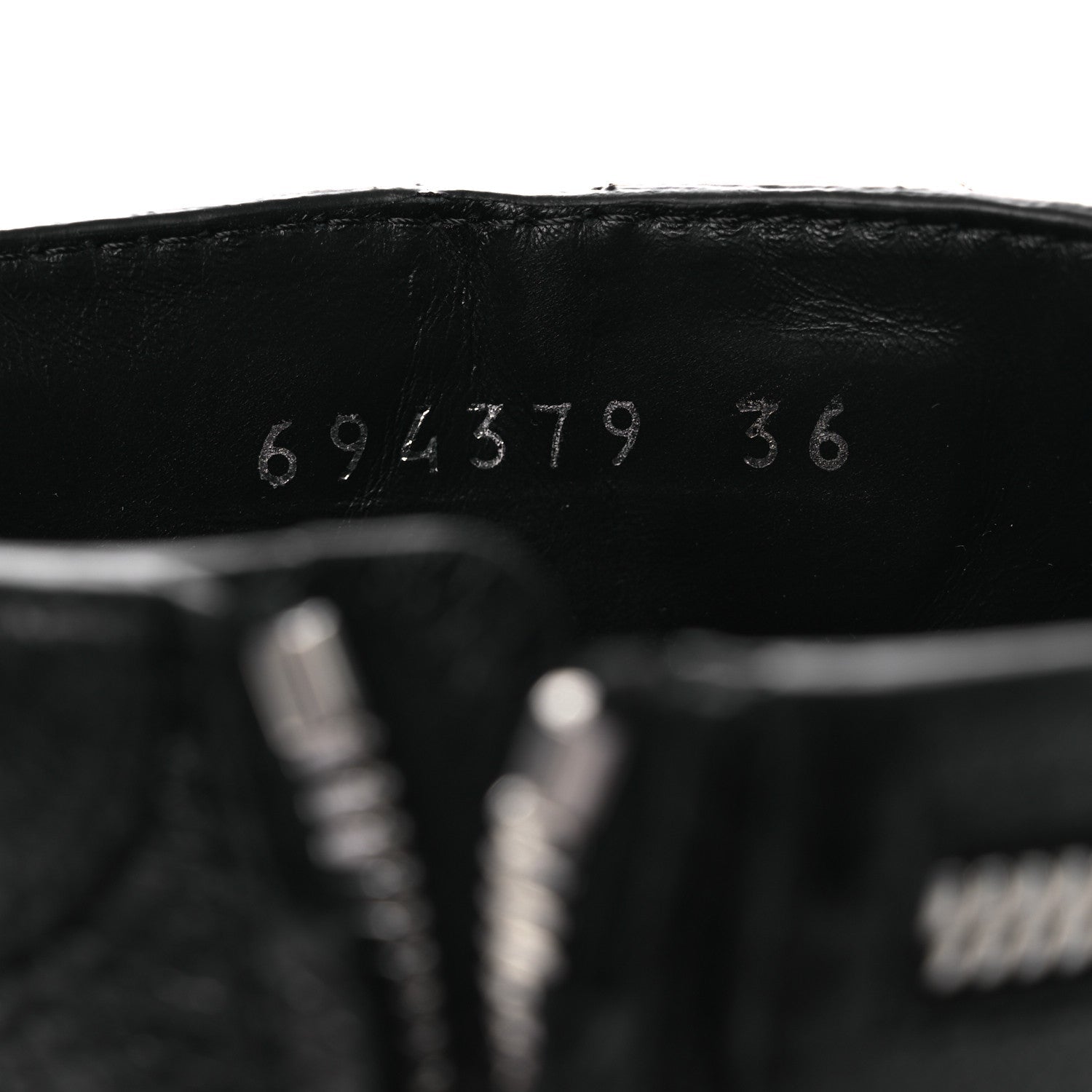 Balenciaga Agneau Arena Cagole 90mm Ankle Boots 36 Black
