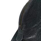 Balenciaga Agneau Classic Hardware Bowling Bag Anthracite