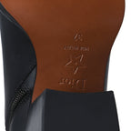 Christian Dior Shaded Calfskin Ombre L.A. Ankle Boots 37 Black Rouge