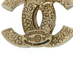 Chanel Crystal CC Earrings Gold