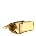 Balenciaga Mirror Calfskin Hourglass Top Handle Bag XS Gold