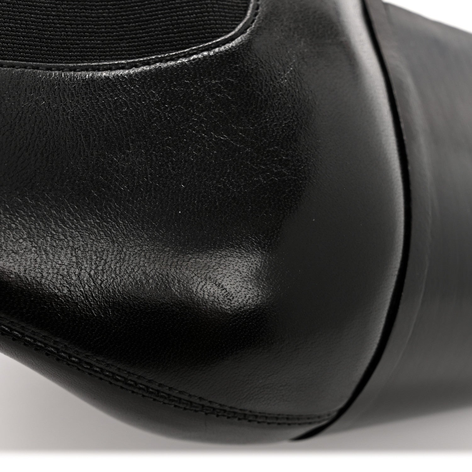Saint Laurent Incrociato Muriel Vassili 60 Ankle Zip Boots 36 Black