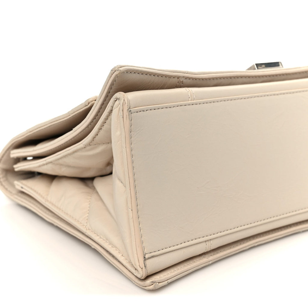 Balenciaga Crushed Calfskin Quilted Medium Crush Chain Bag Nude