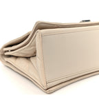 Balenciaga Crushed Calfskin Quilted Medium Crush Chain Bag Nude