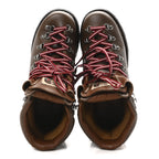 Gucci X THE NORTH FACE Calfskin Mens Hiking Ankle Boots 39 Foggy Tabacco Cuir
