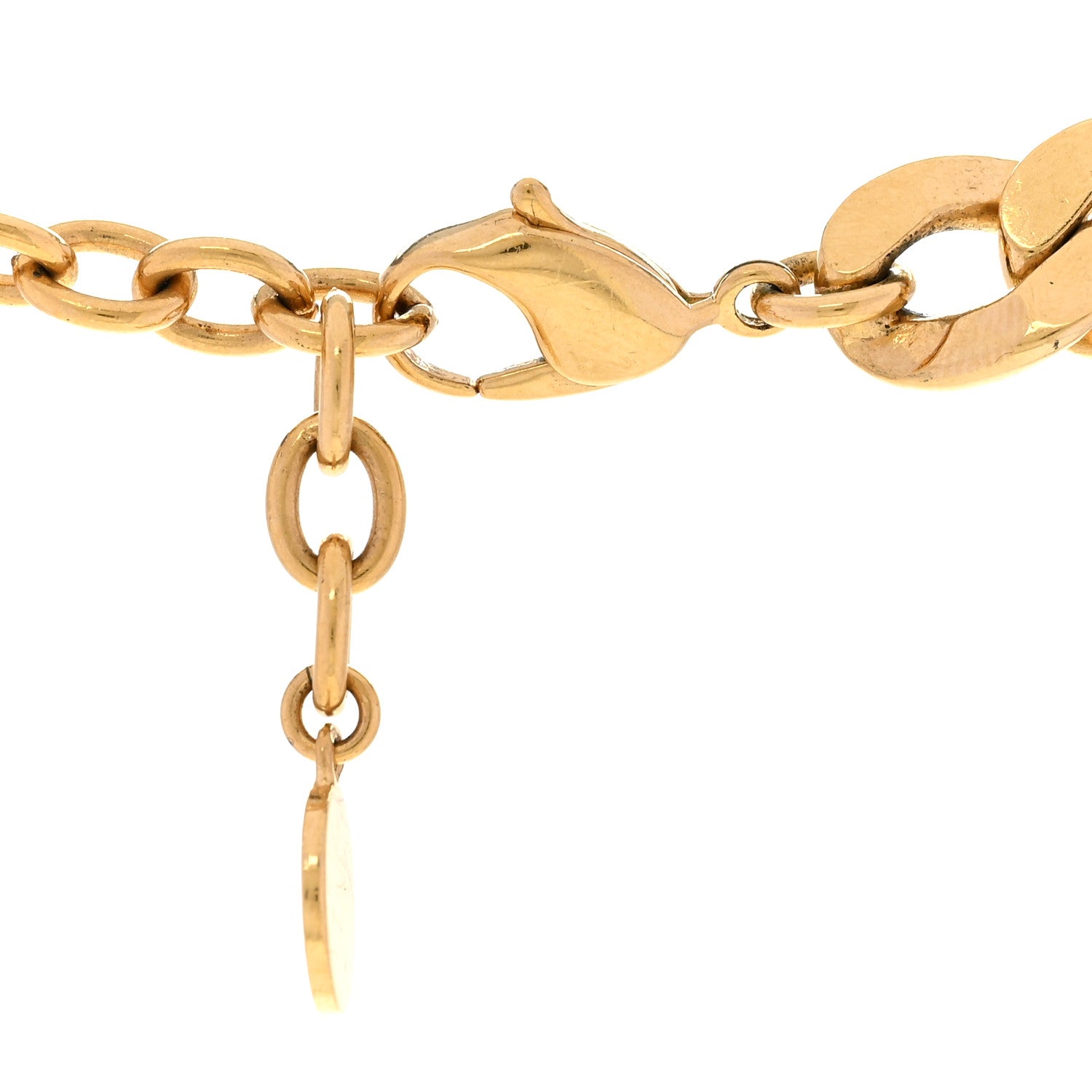 Christian Dior Danseuse Etoile Chain Choker Necklace Gold