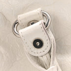 Balenciaga Arena Storico Classic Silver Hardware Small Le City  Optic White