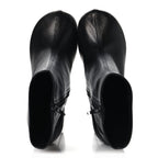 Balenciaga Shiny Soft Sheepskin Glove 80mm Ankle Boots 37.5 Black