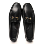 Gucci Calfskin Mens Horsebit Loafers 10 Brown