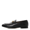 Gucci Calfskin Womens Jordaan Loafers 35.5 Black